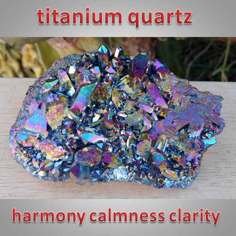 ❤️ LAST DAY!   titanium quartz cluster 01